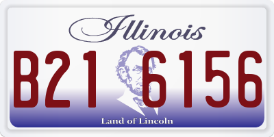 IL license plate B216156