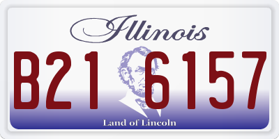 IL license plate B216157