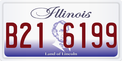 IL license plate B216199