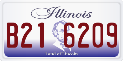 IL license plate B216209