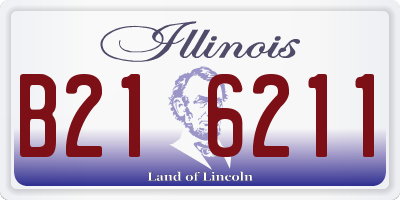 IL license plate B216211