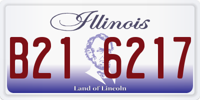 IL license plate B216217