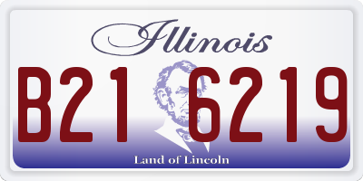 IL license plate B216219