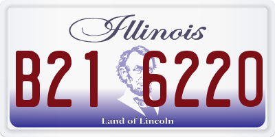 IL license plate B216220