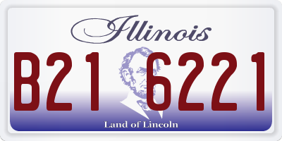 IL license plate B216221
