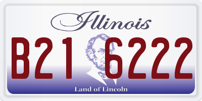 IL license plate B216222