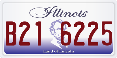 IL license plate B216225