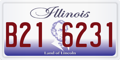 IL license plate B216231
