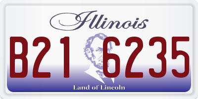 IL license plate B216235