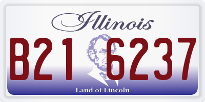 IL license plate B216237