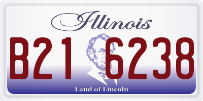 IL license plate B216238