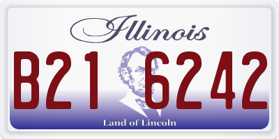 IL license plate B216242