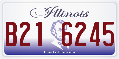 IL license plate B216245