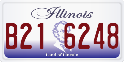 IL license plate B216248