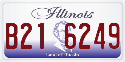 IL license plate B216249