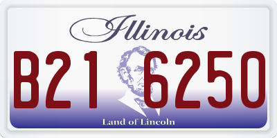 IL license plate B216250