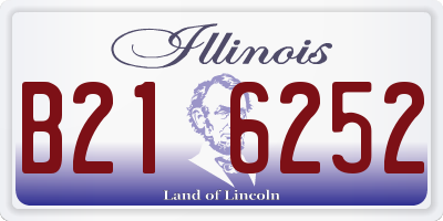IL license plate B216252