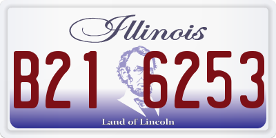 IL license plate B216253