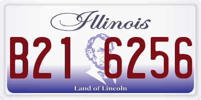 IL license plate B216256