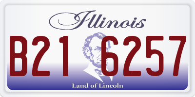 IL license plate B216257