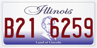 IL license plate B216259