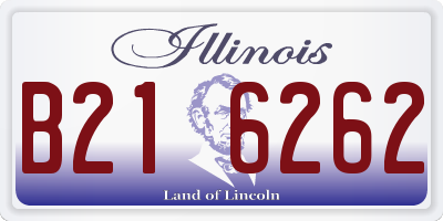IL license plate B216262