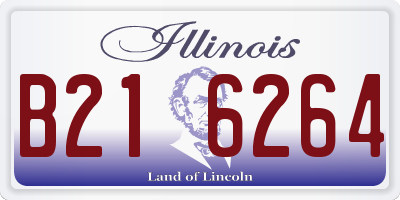 IL license plate B216264
