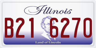 IL license plate B216270