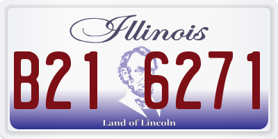 IL license plate B216271