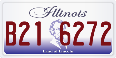 IL license plate B216272