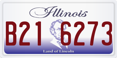 IL license plate B216273