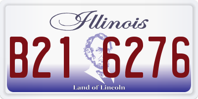 IL license plate B216276