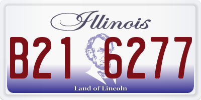 IL license plate B216277
