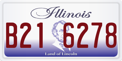 IL license plate B216278