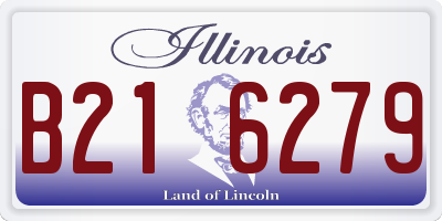 IL license plate B216279