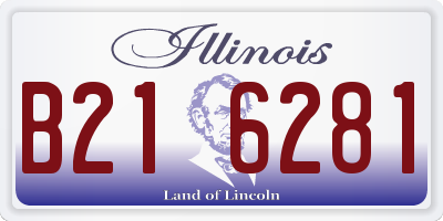 IL license plate B216281