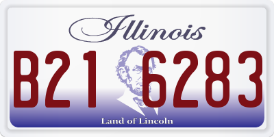 IL license plate B216283