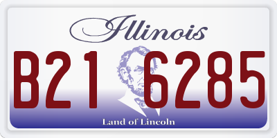 IL license plate B216285