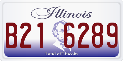 IL license plate B216289