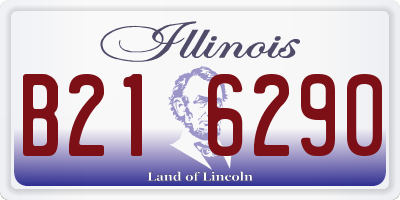 IL license plate B216290