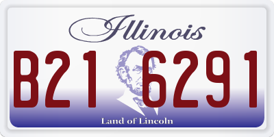 IL license plate B216291