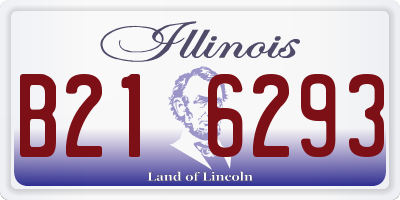 IL license plate B216293