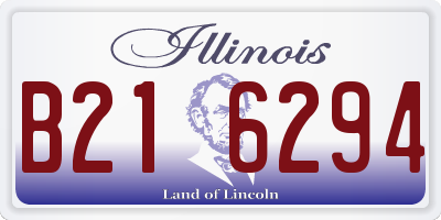 IL license plate B216294