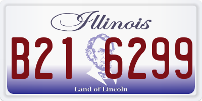 IL license plate B216299