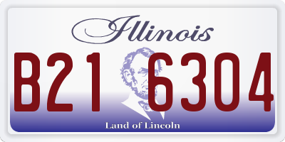 IL license plate B216304