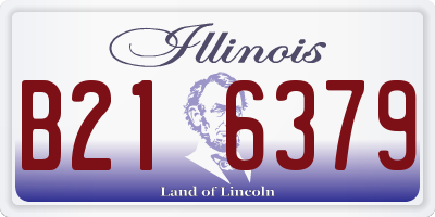 IL license plate B216379