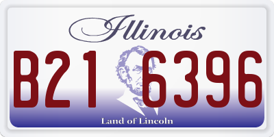 IL license plate B216396