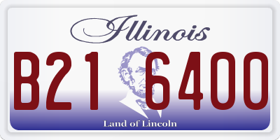 IL license plate B216400