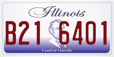 IL license plate B216401