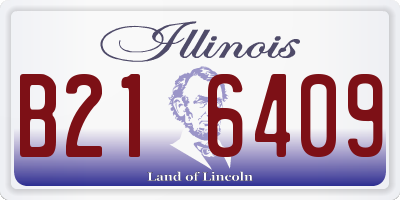 IL license plate B216409